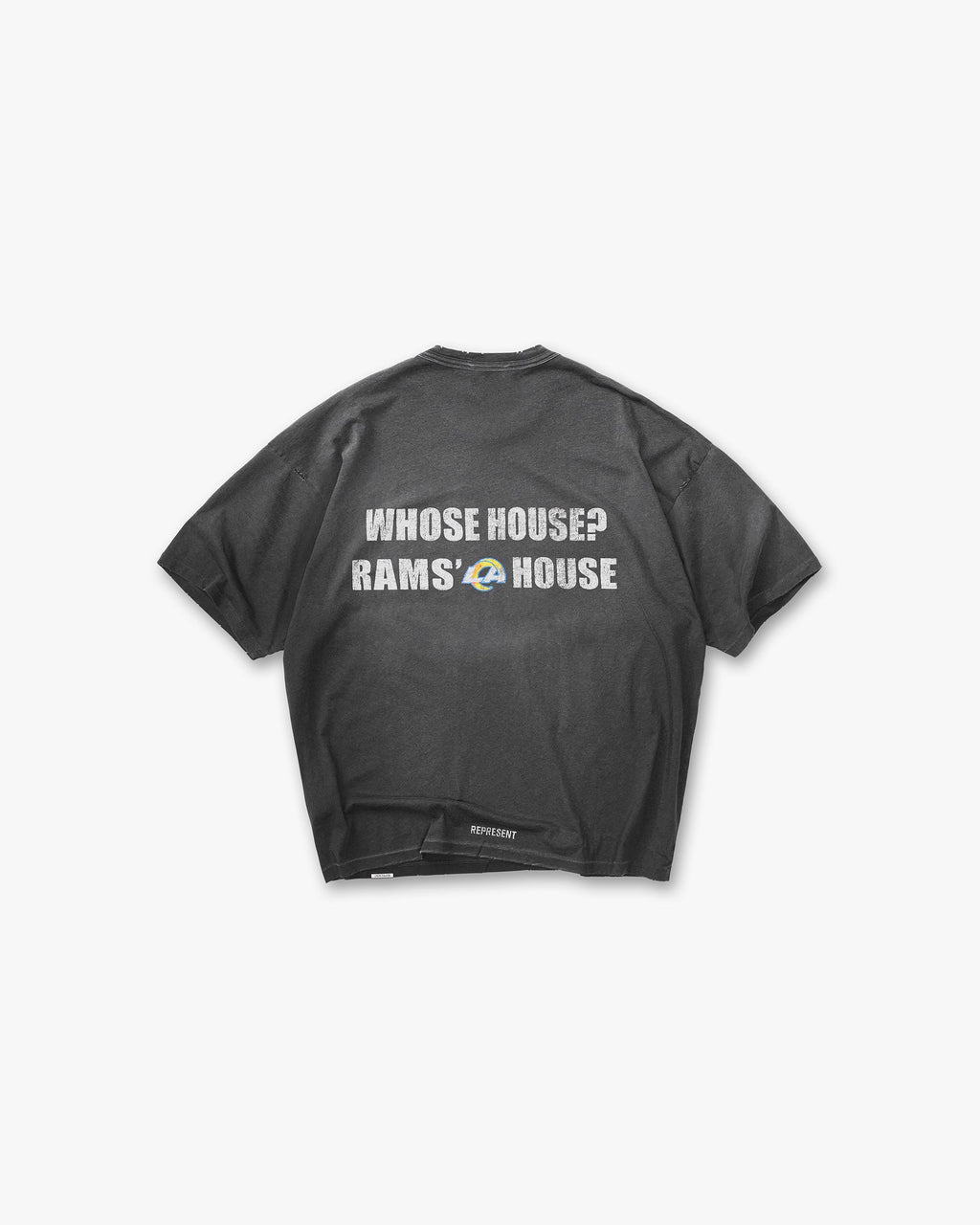 Los Angeles Rams x Represent T-Shirt - Stained Black