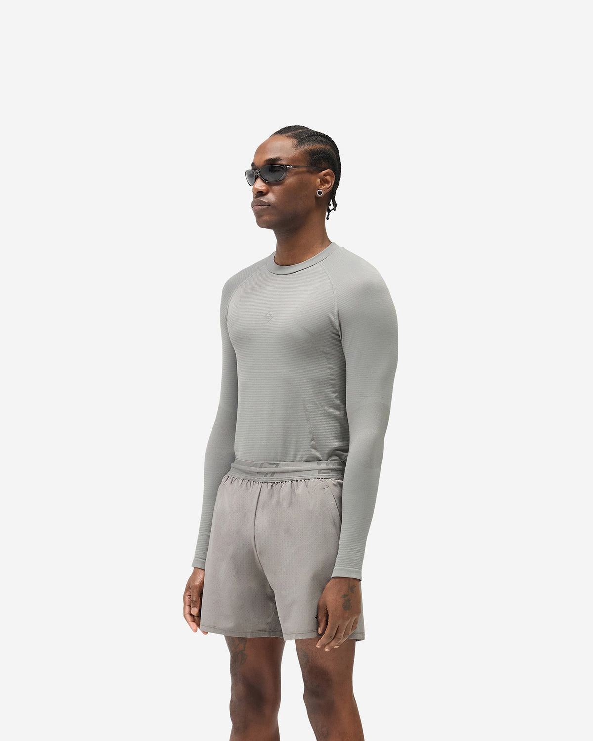 247 Uprising Long Sleeve Seamless T-Shirt - Steel