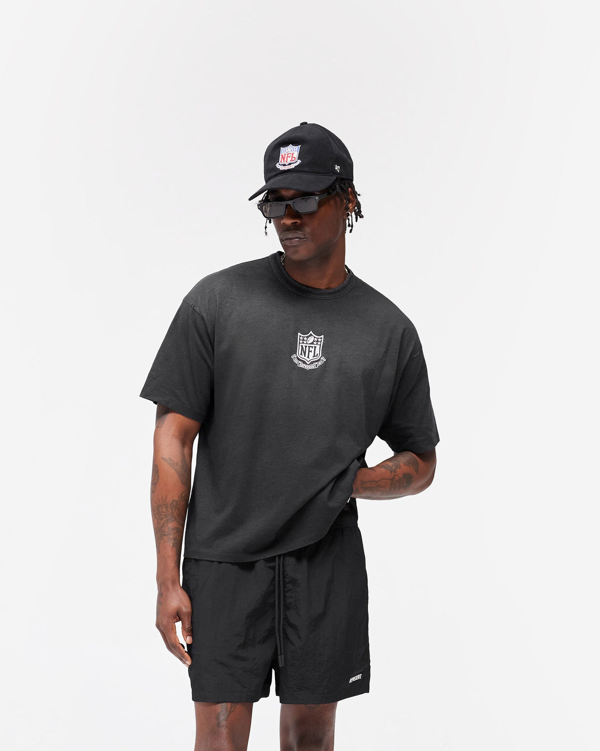 NFL Shield x Represent T-Shirt - Stained Black