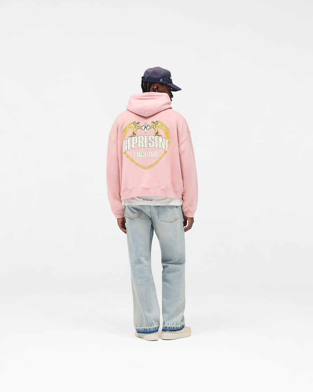 Represent Angel Border Hoodie - Quartz