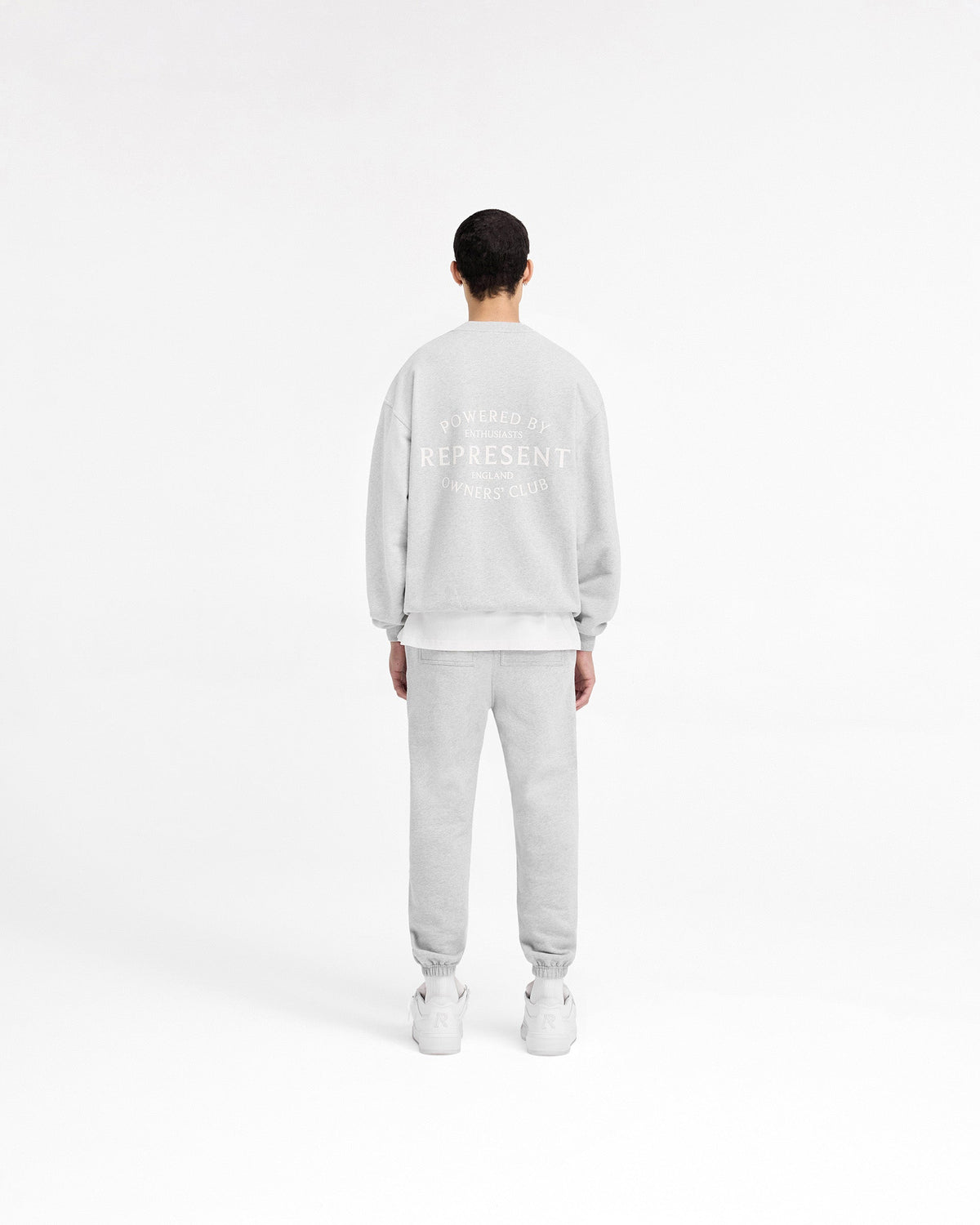 Represent Owners Club Stamp Sweater - Ash Grey