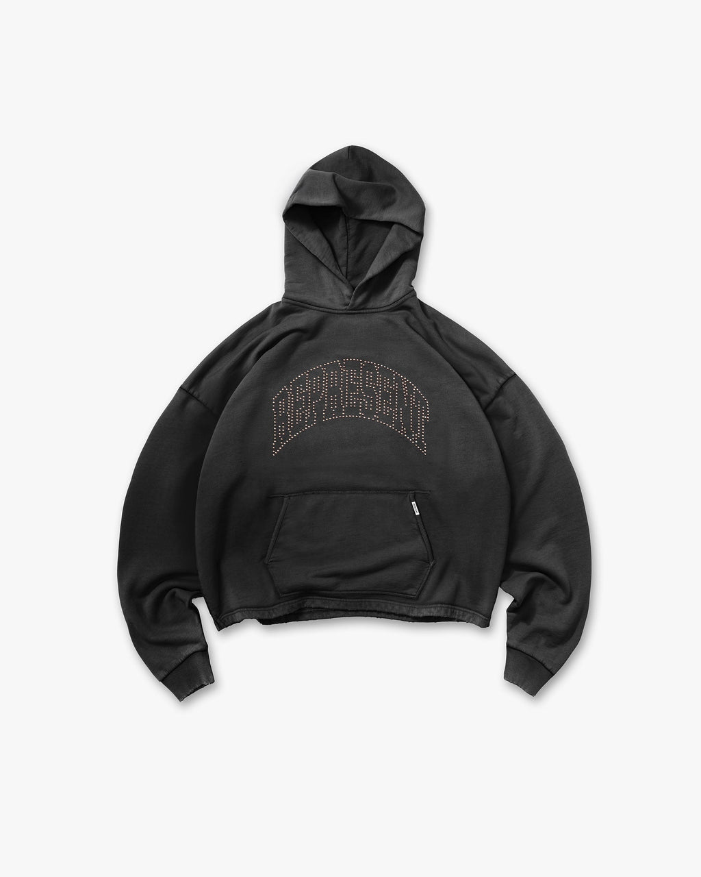Represent Embellished Hoodie - Stained Black