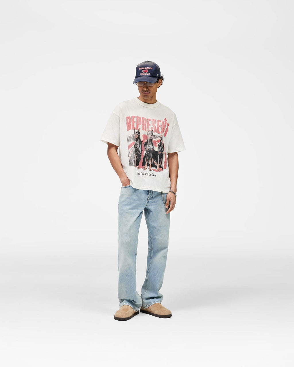 Dream On Tour T-Shirt - Washed Ecru