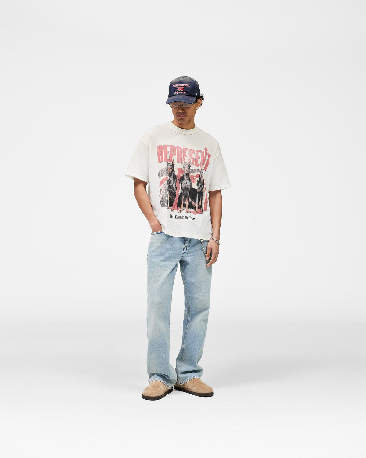 Dream On Tour T-Shirt - Washed Ecru