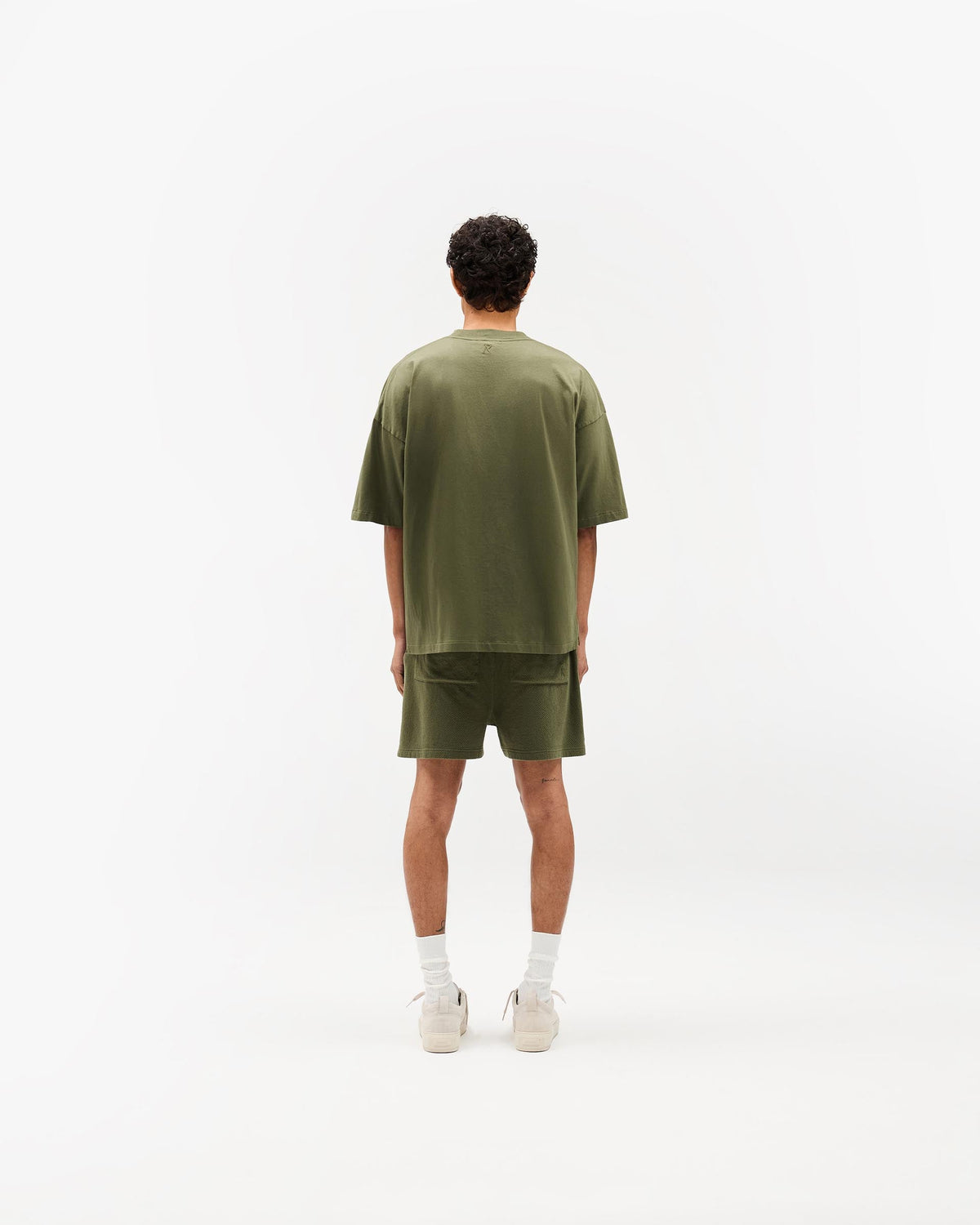 Initial Mesh Shorts - Army Green