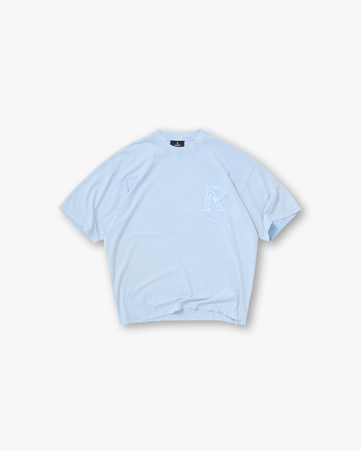Western Initial T-Shirt - Mountain Blue