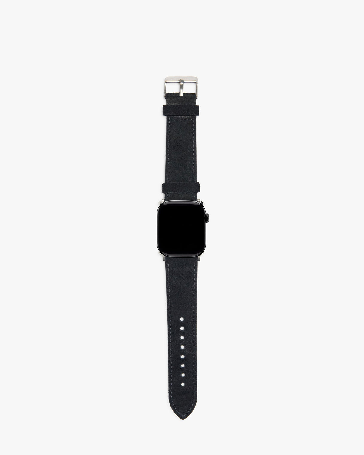 Suede Watch Strap - Jet Black