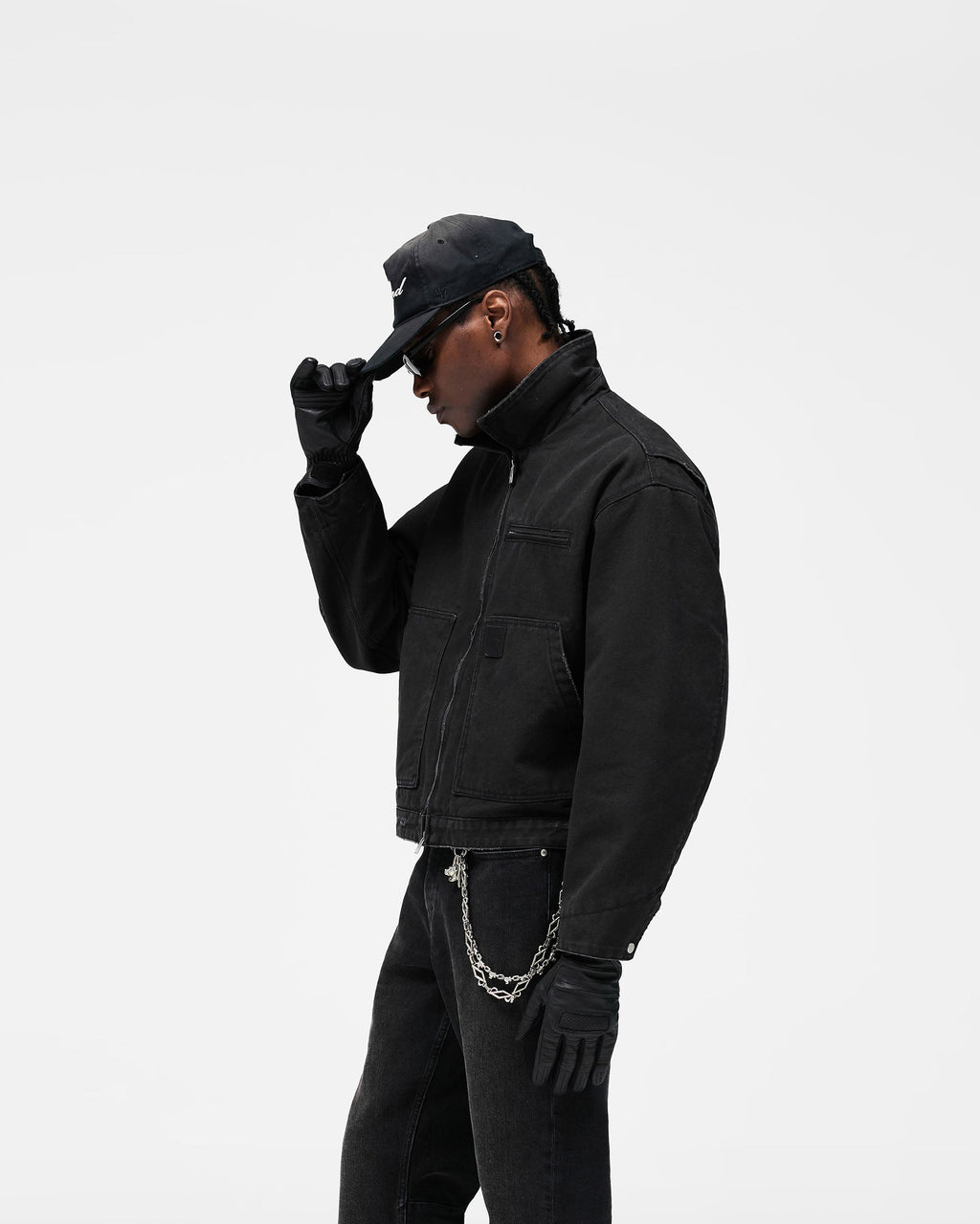 Heaton Workwear Jacket - Washed Black